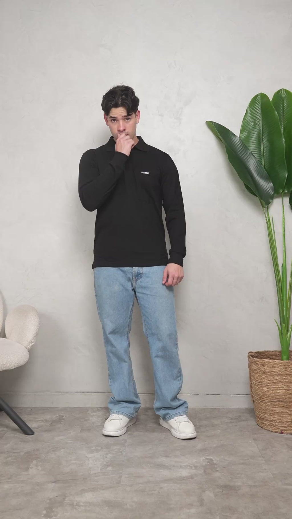 Camisero Manga larga con Bolsillo