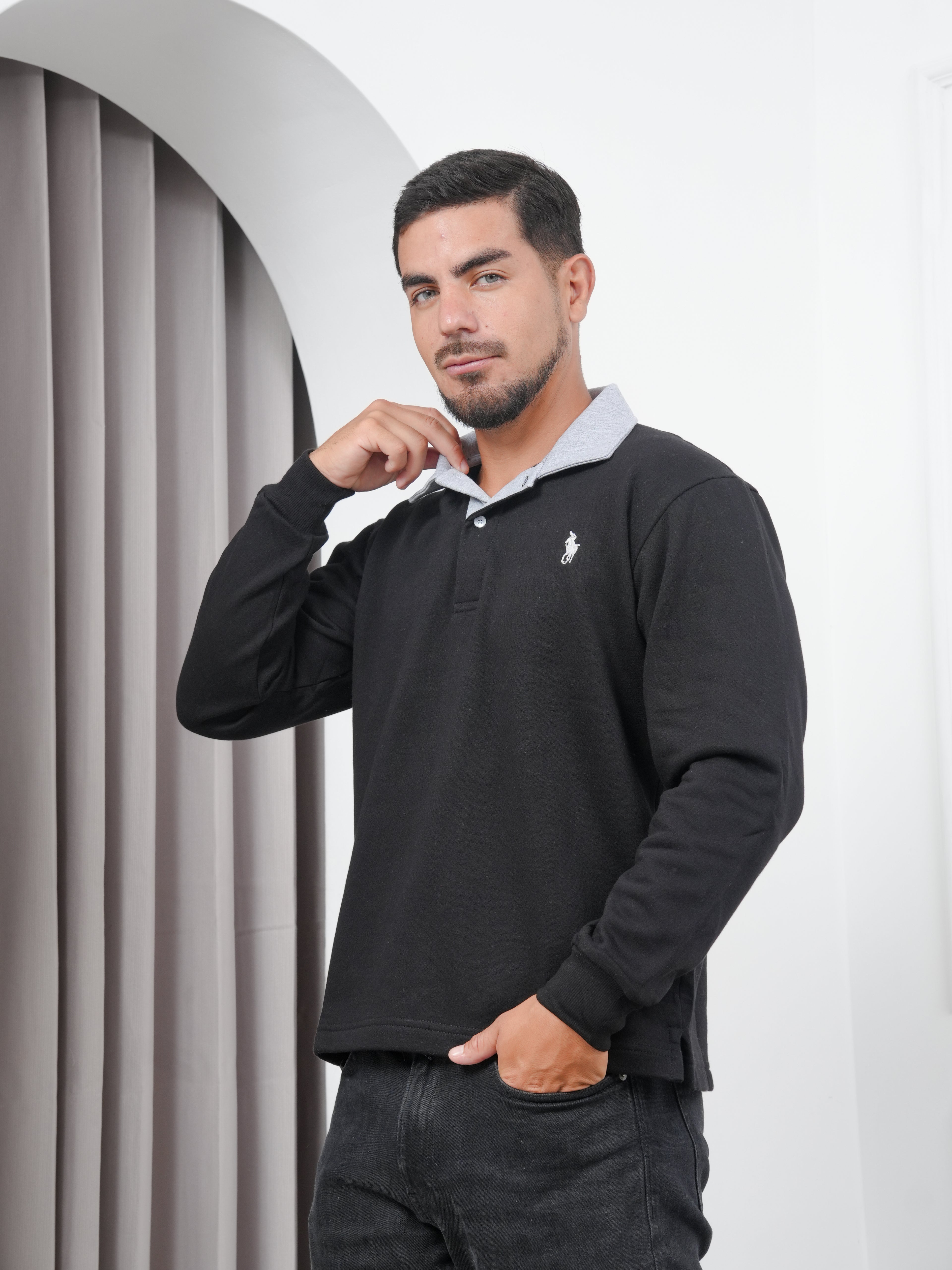 Camisero Manga Larga en Franela