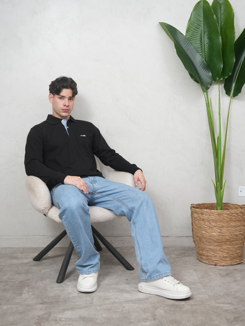Camisero Manga larga con Bolsillo