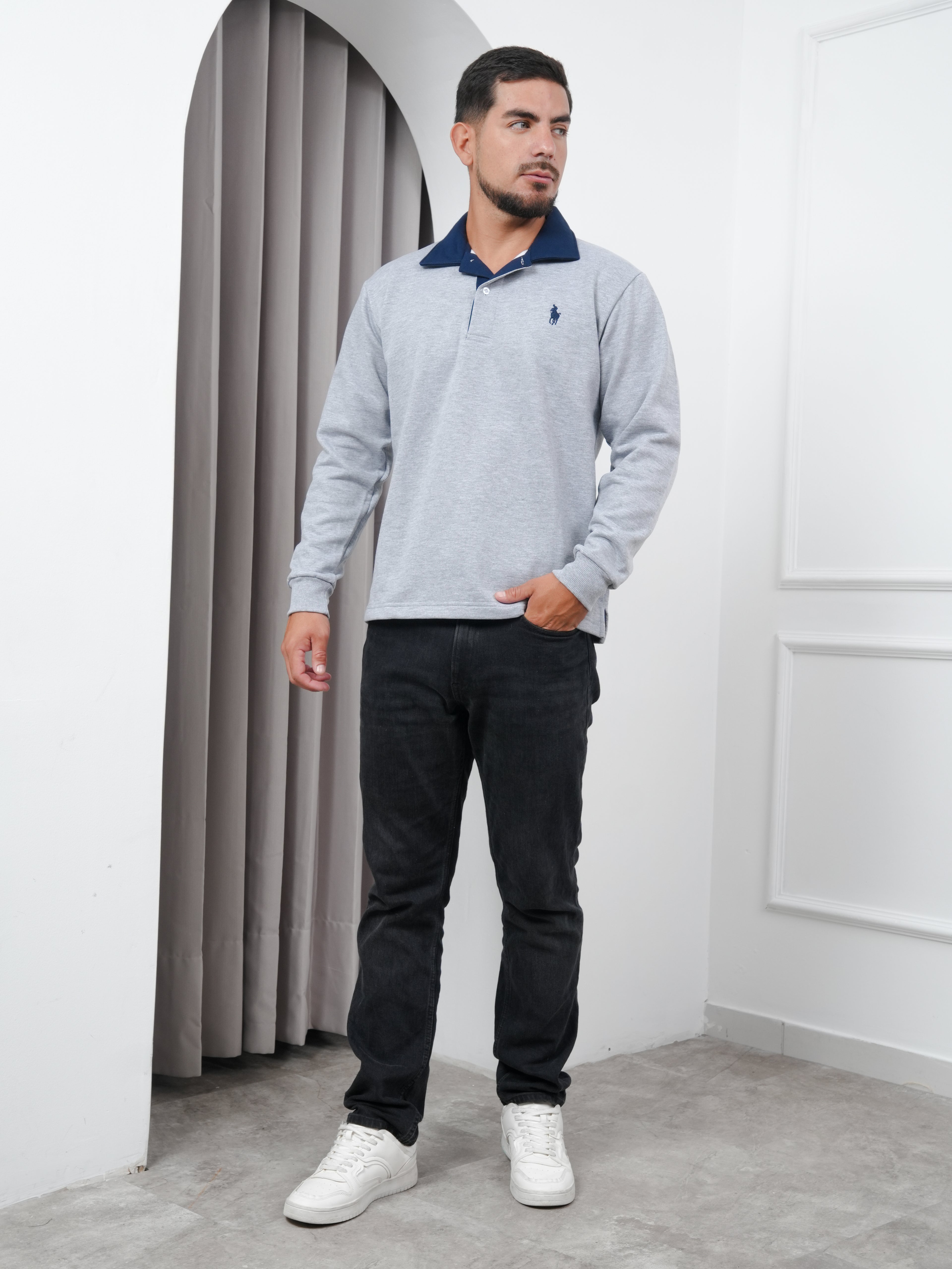 Camisero Manga Larga en Franela