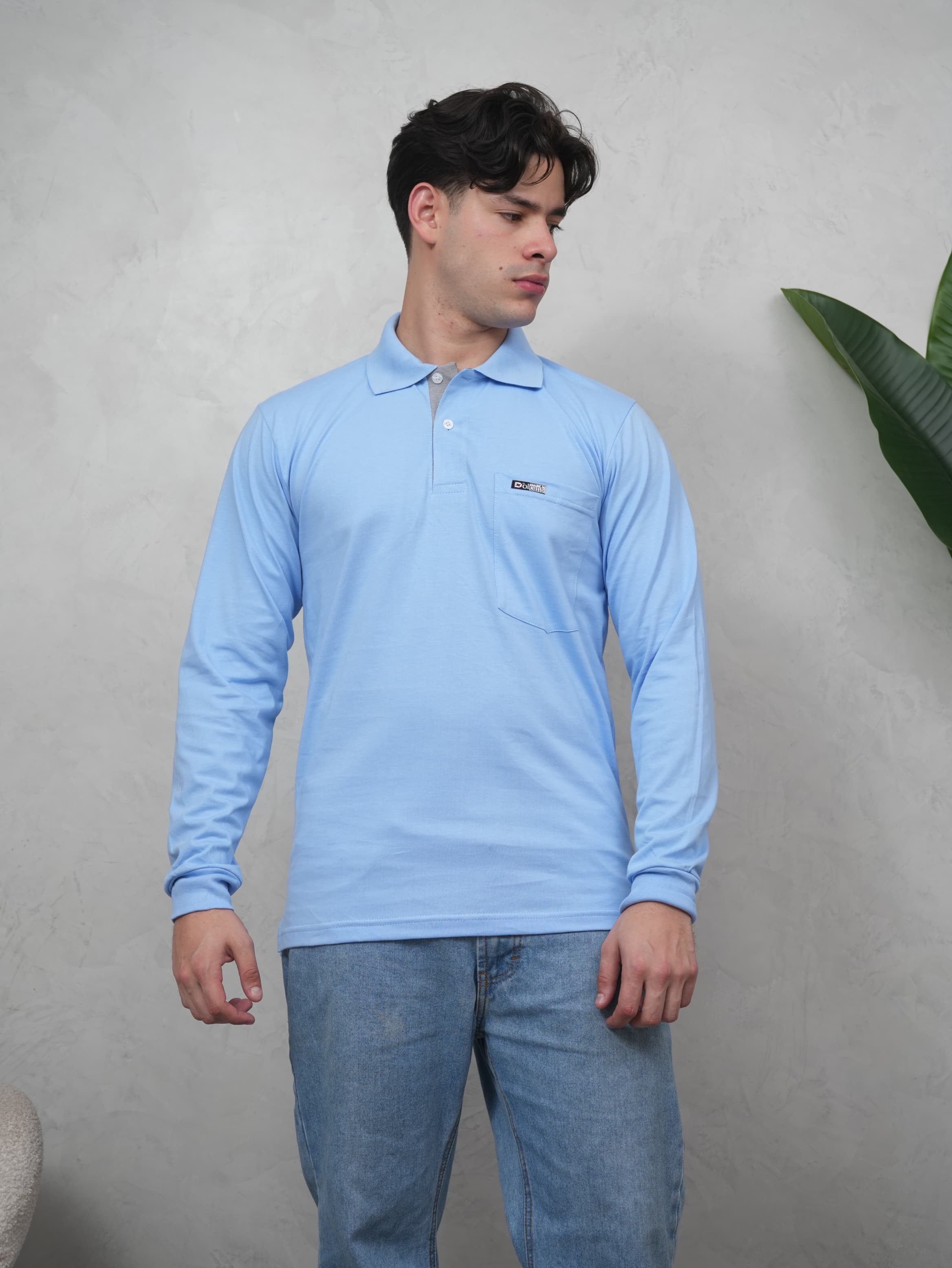 Camisero Manga larga con Bolsillo