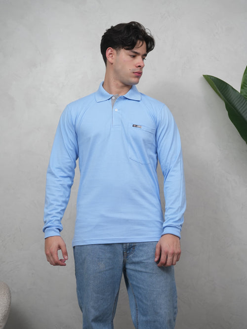 Camisero Manga larga con Bolsillo