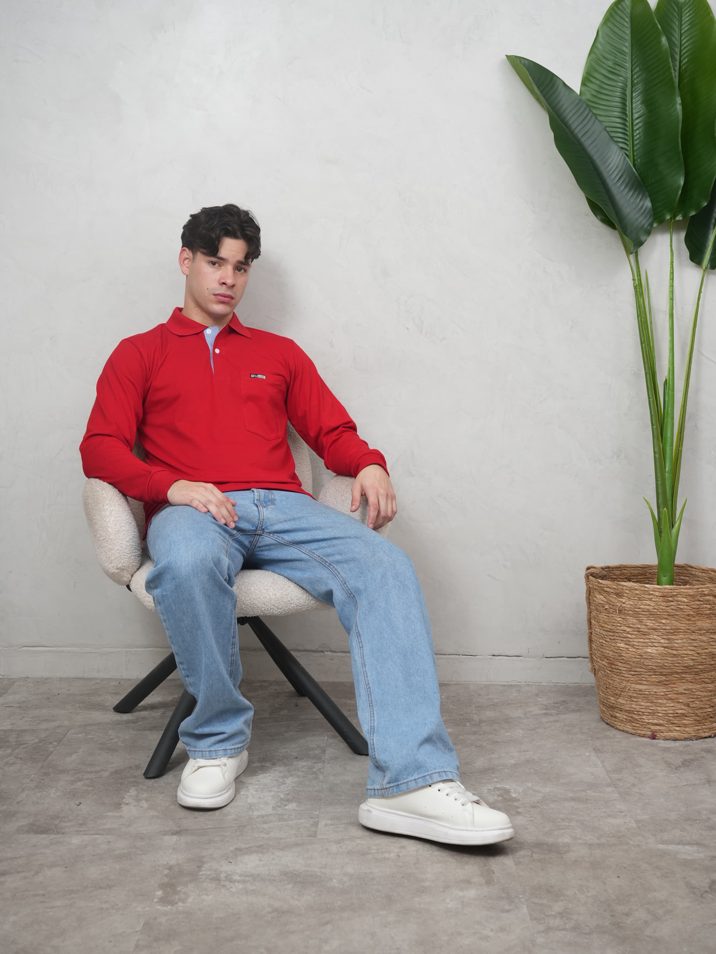 Camisero Manga larga con Bolsillo