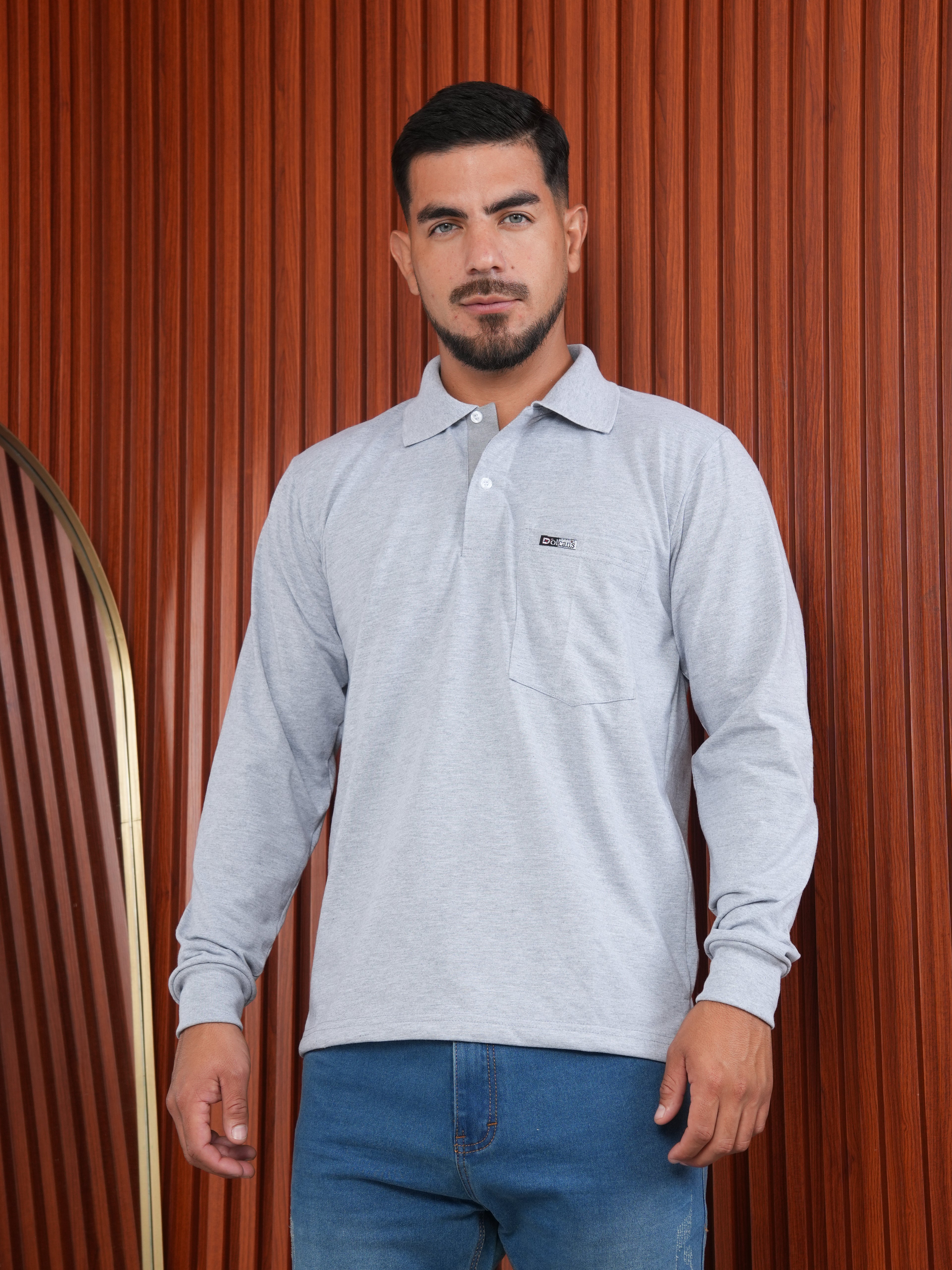 Camisero Manga larga con Bolsillo