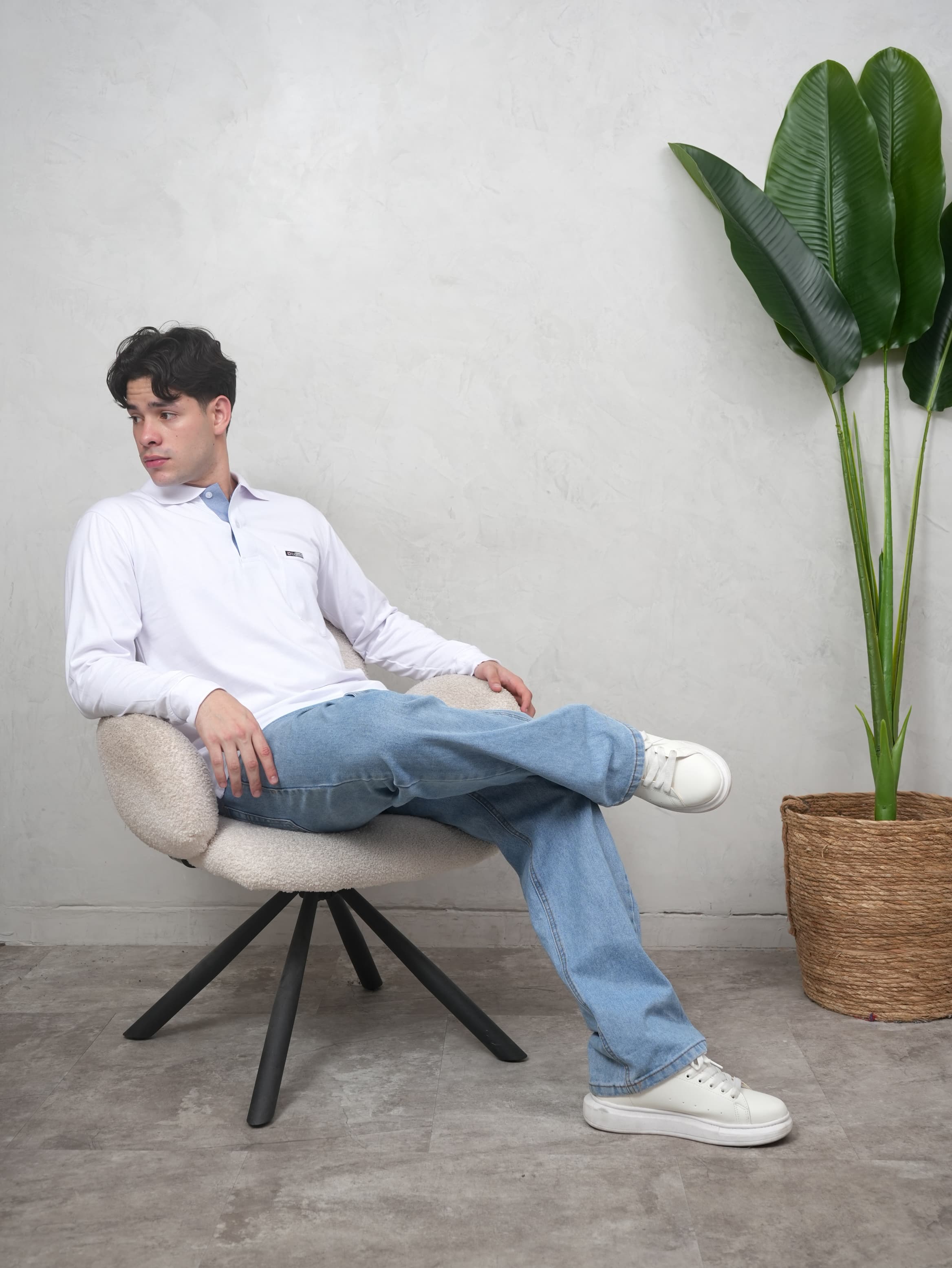 Camisero Manga larga con Bolsillo