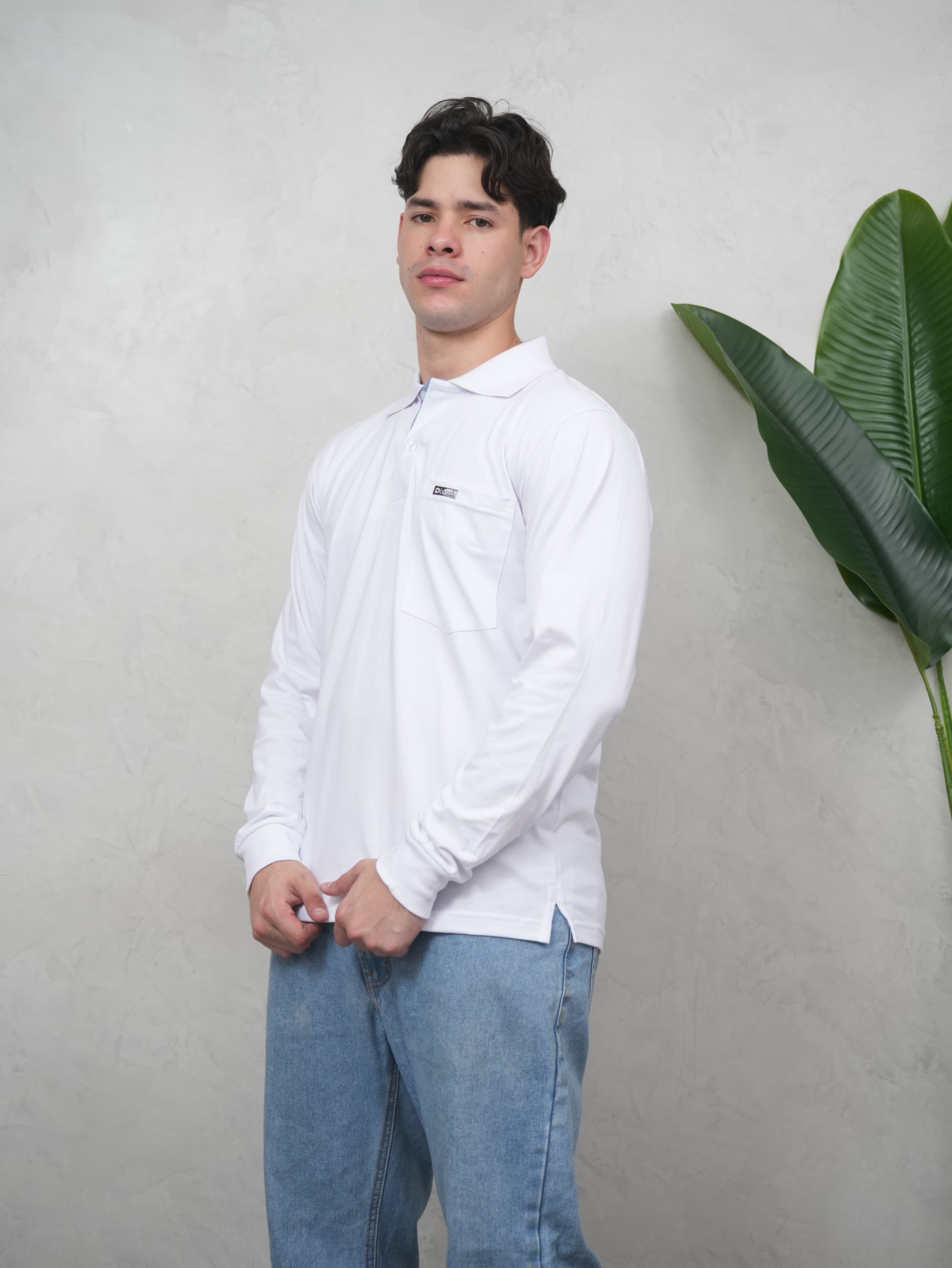 Camisero Manga larga con Bolsillo