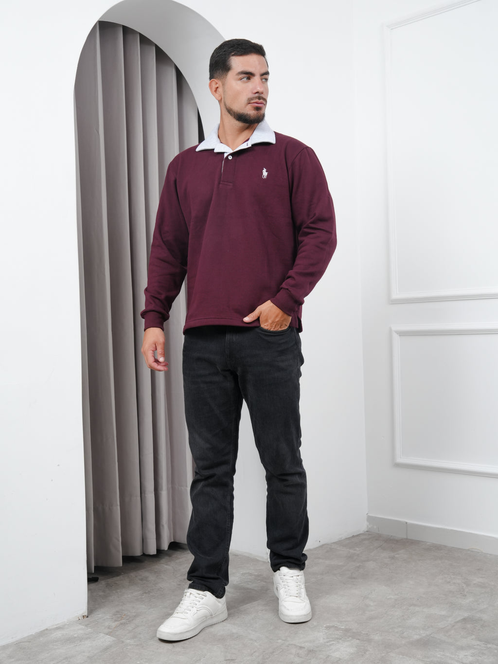 Camisero Manga Larga en Franela