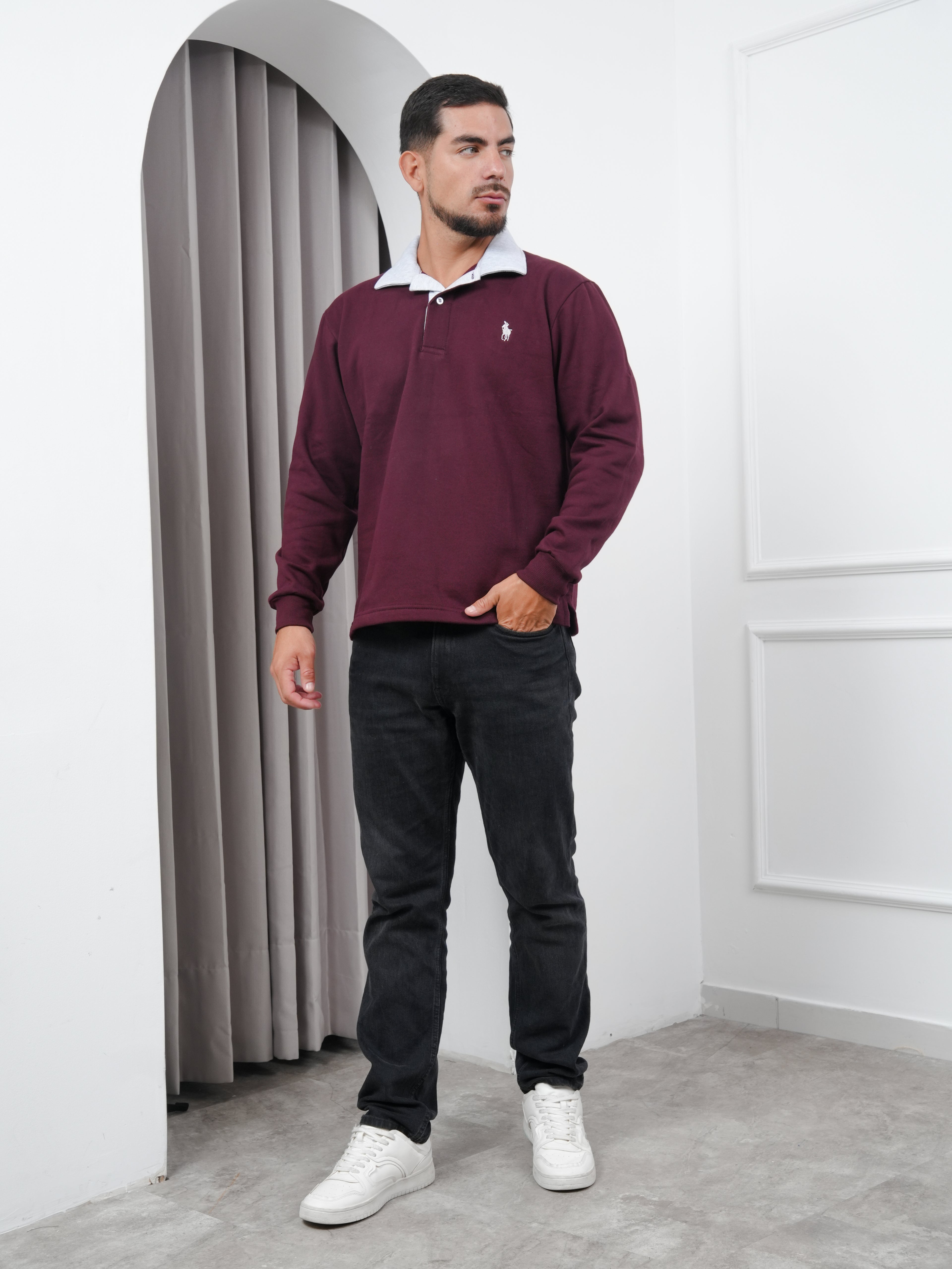 Camisero Manga Larga en Franela