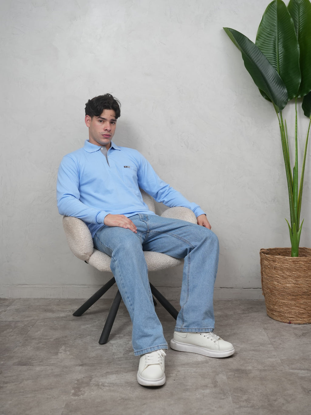 Camisero Manga larga con Bolsillo