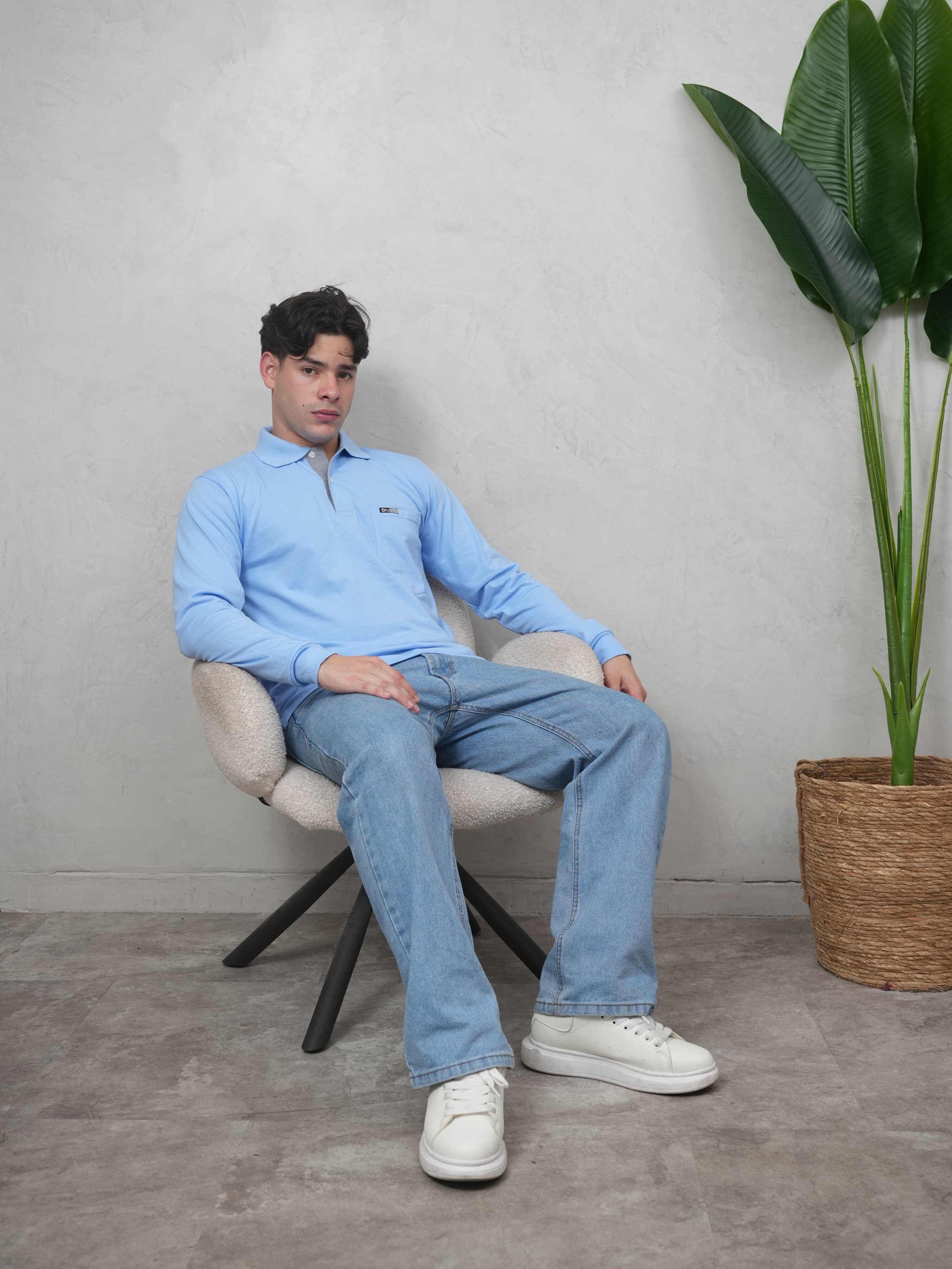 Camisero Manga larga con Bolsillo