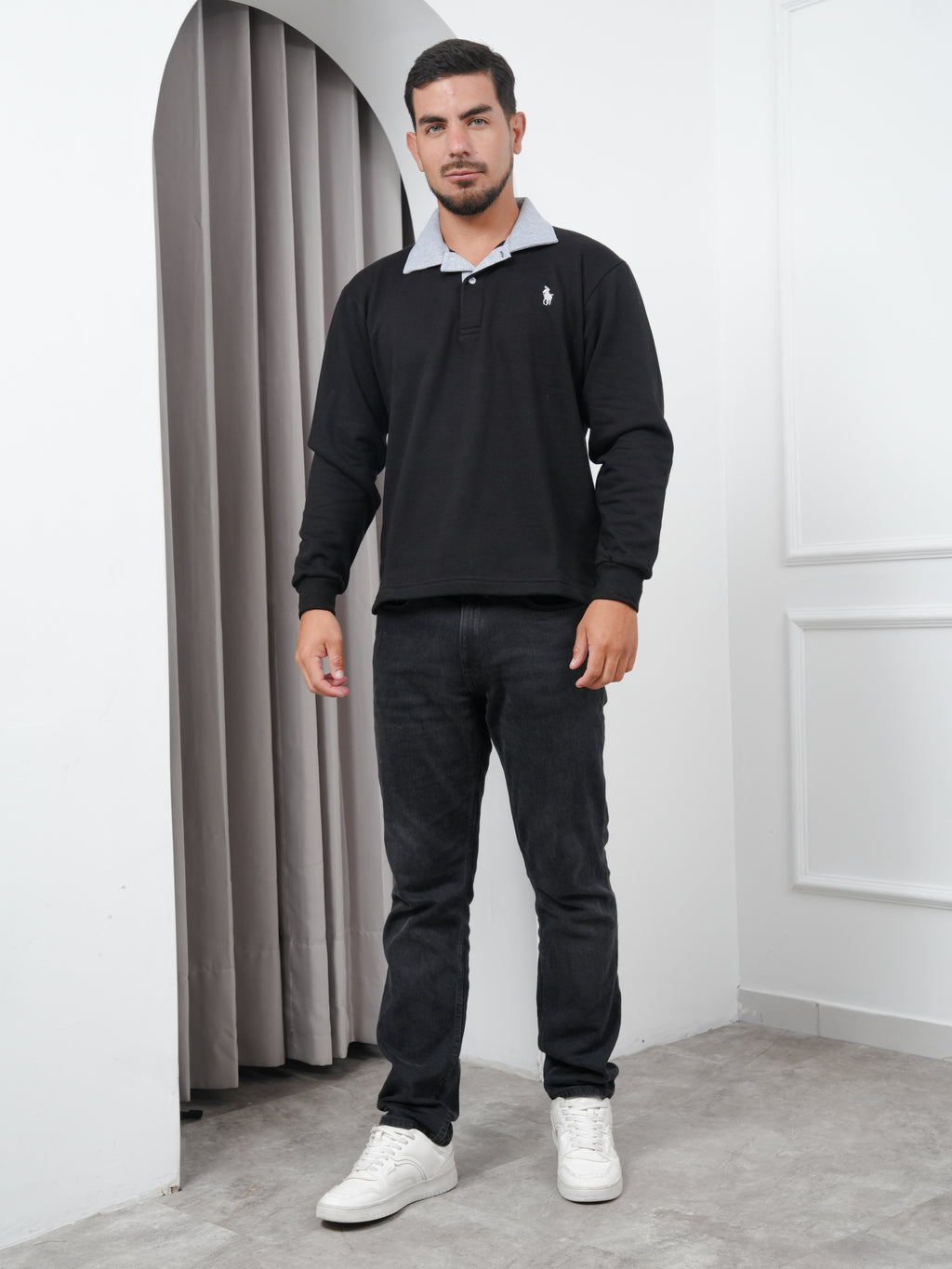 Camisero Manga Larga en Franela