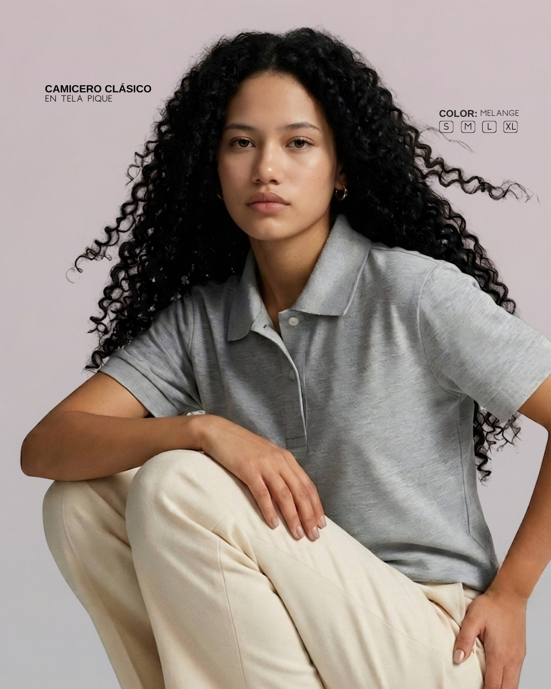 Camisero Dama en Algodón Pique