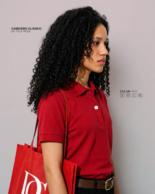 Camisero Dama en Algodón Pique